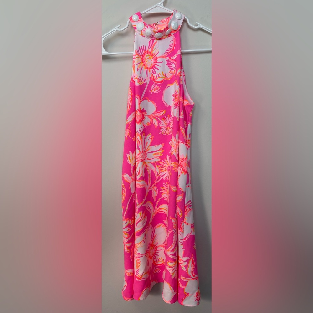 NWT Lilly Pulitzer Women’s Pink Beachy Alli Dress Size XS sku#117 - Picture 2 of 12